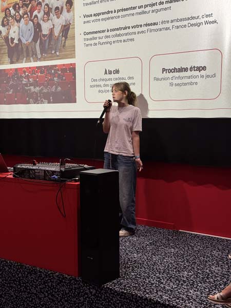 Présentation du programme ambassadeurs aux nouveaux élèves de Bellecour Ecole